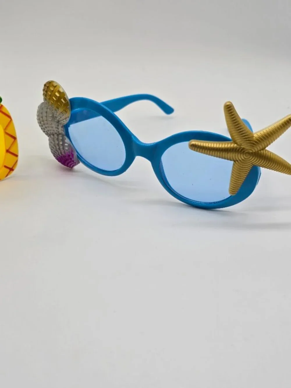 Kids Novelty Sunglasses Set of 2 Pineapple Mermaid Summer Beach Party
